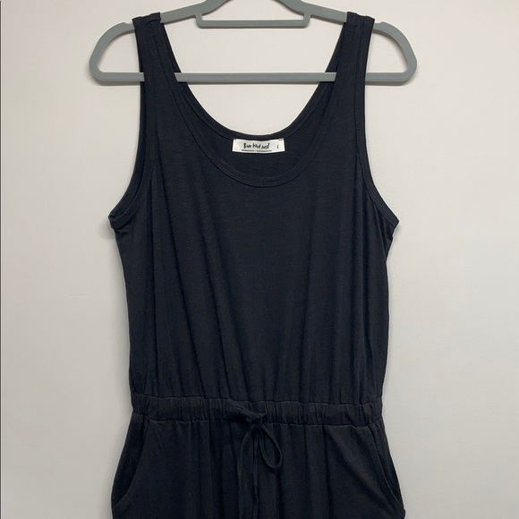 NWOT Three Bird Nest Sleeveless Scoop Neck Jogger Drawstring Waist Jumpsuit L - Picture 2 of 14
